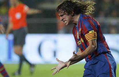 Nije obnovio ozljedu: Carles Puyol u kadru protiv Real M.