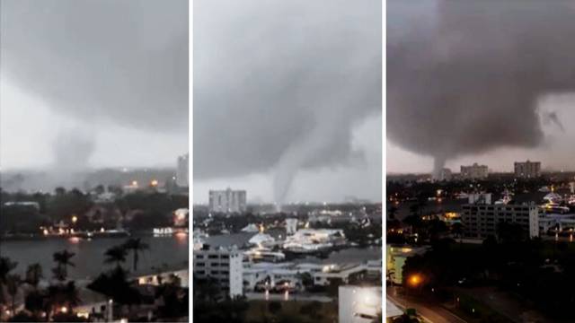 VIDEO  Nevjerojatni prizori s Floride: Tornado prošao kroz centar grada, okolo frcaju iskre!