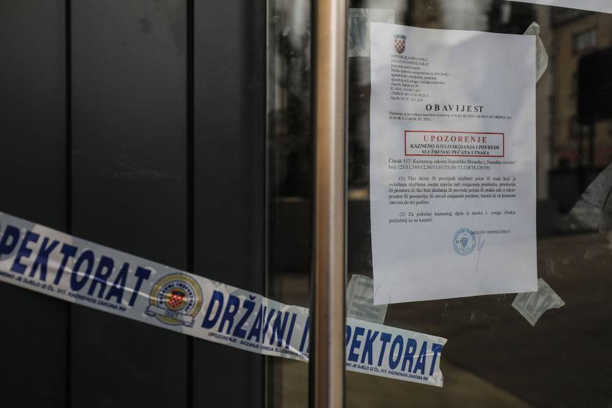 Zagreb: Zatvoreni restoran Dragaš u Kranjčevićevoj ulici