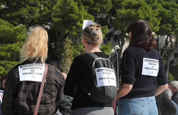 Omiš: Građani prosvjedovali zbog projekta obilaznice