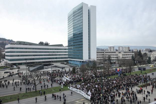 Novi prosvjed na ulicama Sarajeva nakon teške tramvajske nesreće