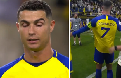 VIDEO Nervozni Ronaldo svađao se s klupom. Jeličićev Al Nassr ispao iz kupa unatoč igraču više