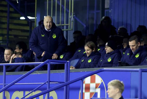 Zagreb: Zajec i Tomašević u loži tijekom utakmice  Dinama i Celtica u Ligi prvaka