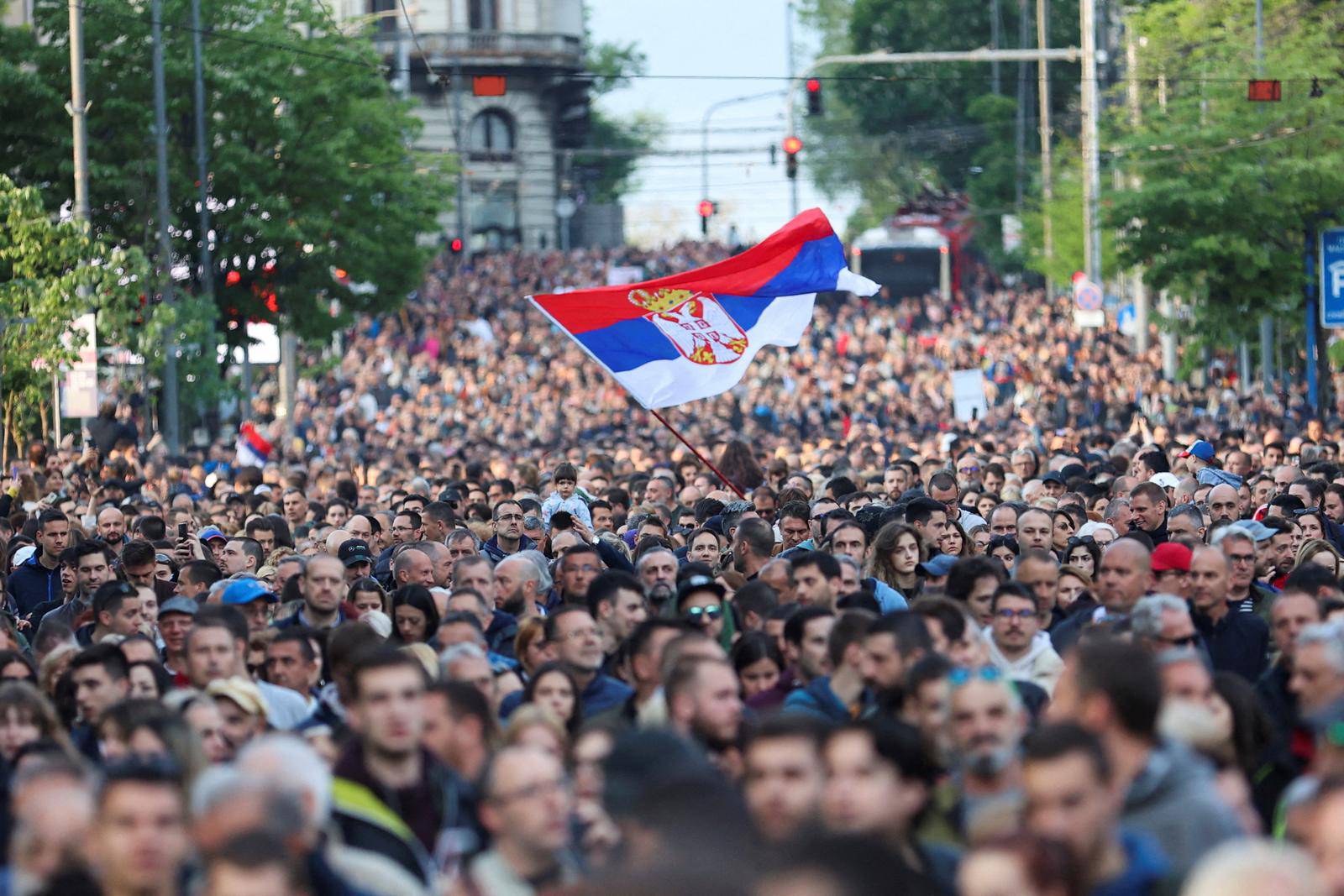 Protest "Serbia against violence" in Belgrade