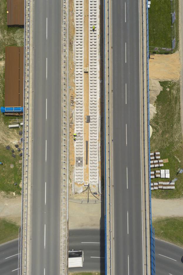 Zagreb: Radovi u Sarajevskoj snimljeni iz zraka