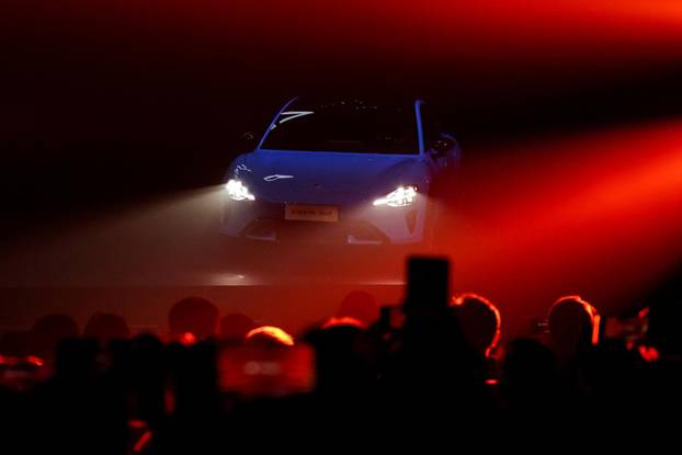Chinese tech giant Xiaomi unveils new generation of SU7 electric vehicle, in Beijing