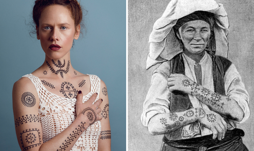 FOTO Pogledajte stare tetovaže kojima su se žene iz Dalmacije i okolice štitile od otmica