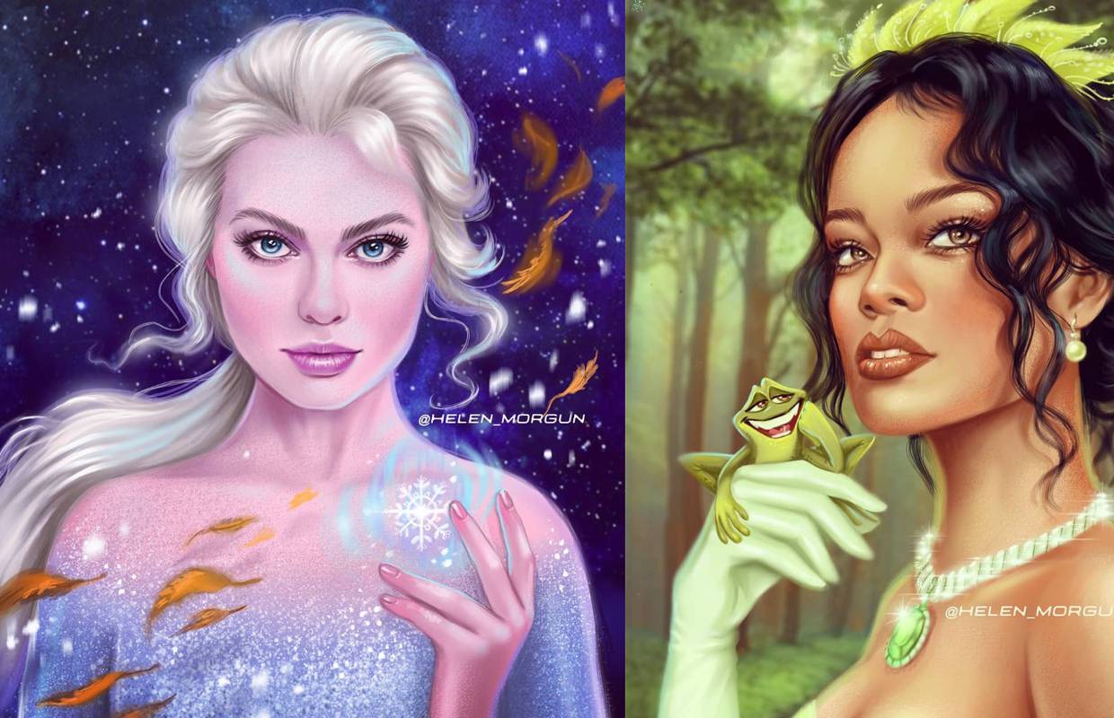 Pretvara ih u Disney princeze: Margot Robbie je identična Elsi