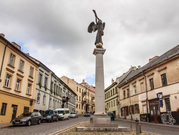 Bronze Angel - one of the symbols of "the republic" Uzupis artis