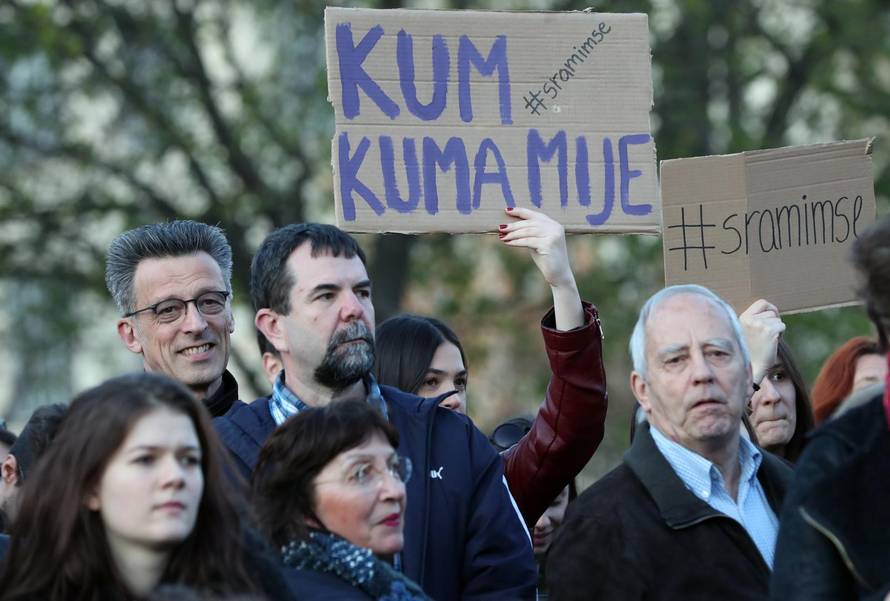 Zagreb: Organiziran prosvjed protiv dodjele poÄasnog doktorata Milanu BandiÄu