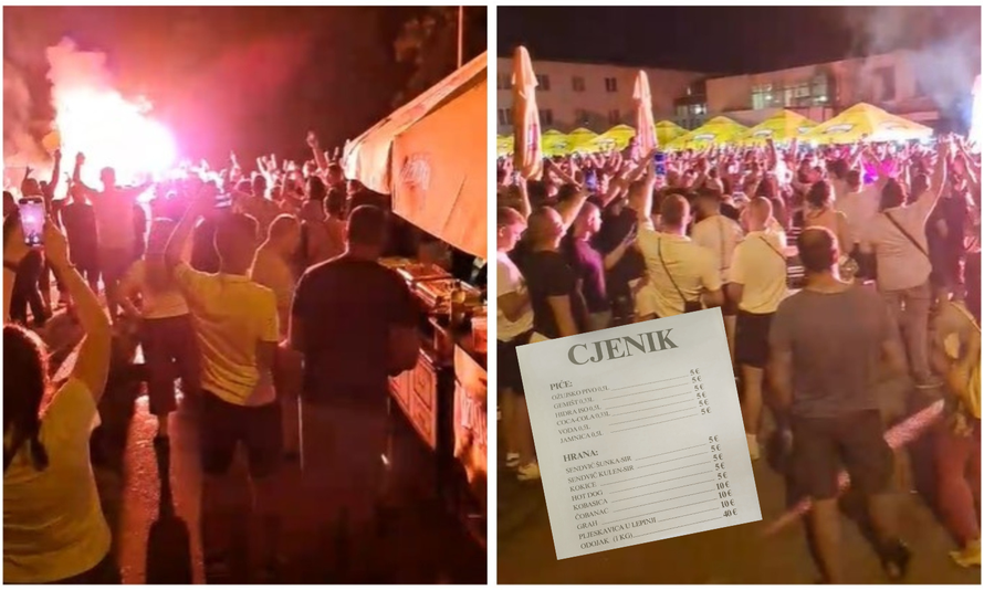 VIDEO Fanovi Thompsona tulumarili na parkiralištu kod Bundeka: Tu se pilo i za 5 eura