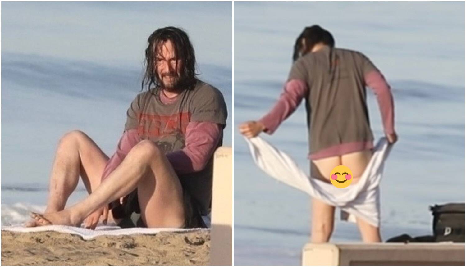 Izludio obožavateljice: Keanu Reeves pokazao guzu na plaži