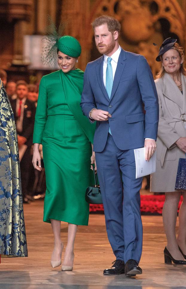 Members Of The Royal Family Attend The Commonwealth Service At Westminster Abbey