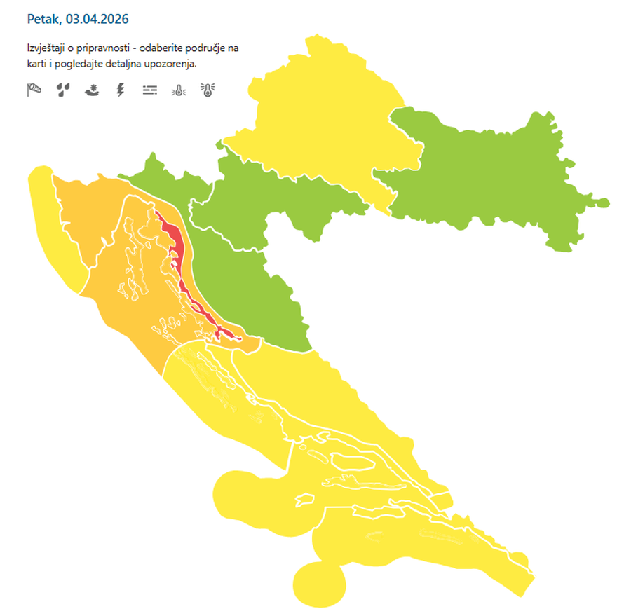 Crveni alarm pod Velebitom, bura zatvorila A1 kod Sv. Roka