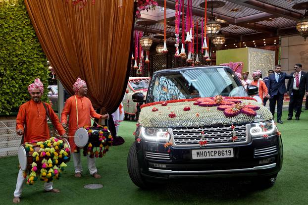 Wedding of Indian billionaire Mukesh Ambani's son Anant Ambani in Mumbai