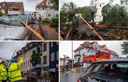VIDEO Kaos u Njemačkoj: Tri mrtva, 40 ozlijeđenih u strašnoj oluji. Tornado je čupao krovove