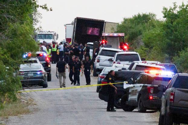 People found dead inside a trailer truck in San Antonio