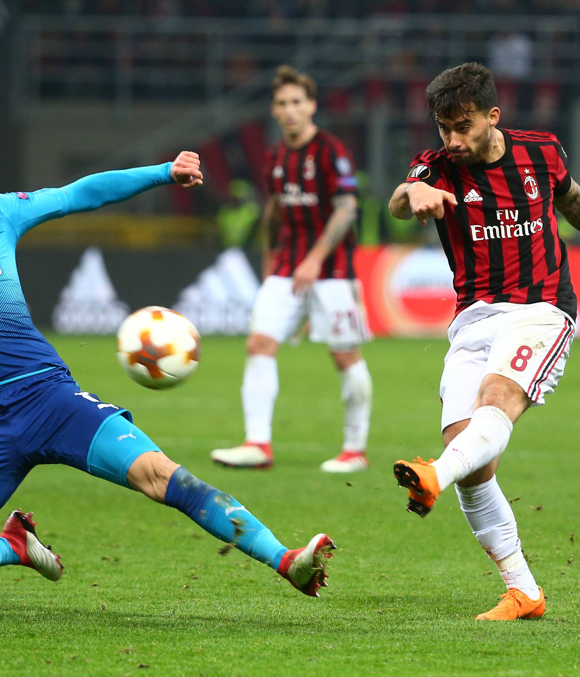 Europa League Round of 16 First Leg - AC Milan vs Arsenal