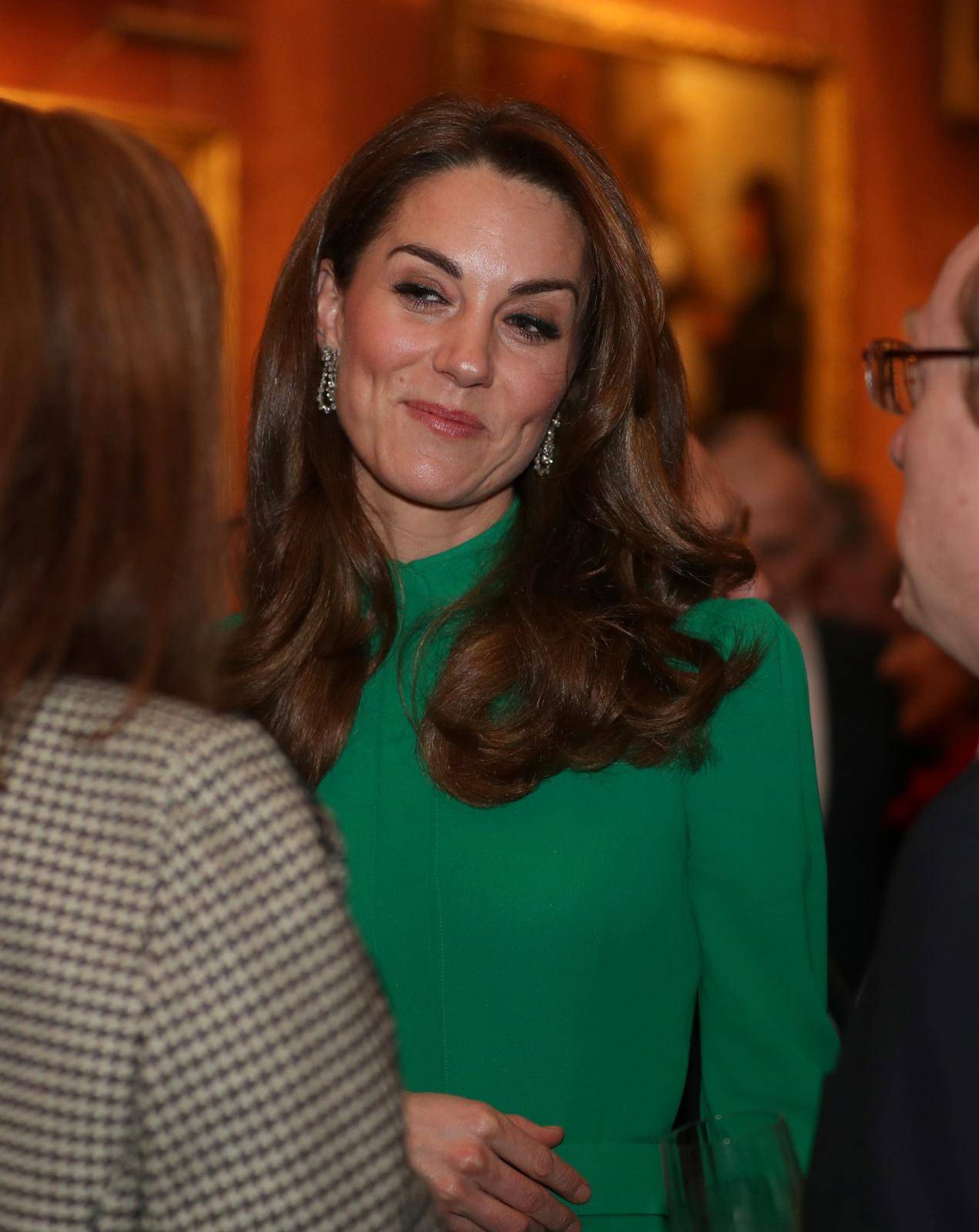 NATO leaders attend a reception at Buckingham Palace in London