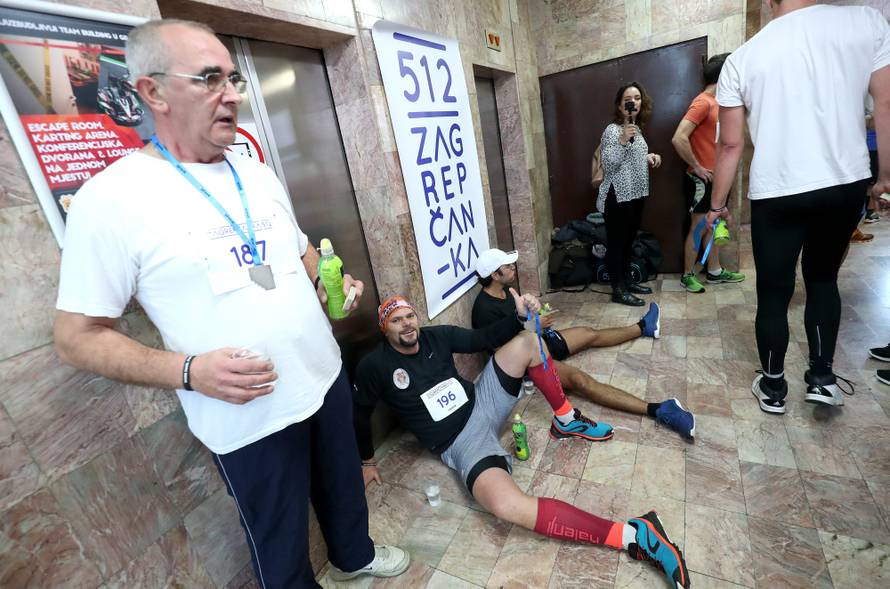 Zagreb: Utrka stepenicama na vrh ZagrepÄanke pod nazivom ZagrepÄanka 512