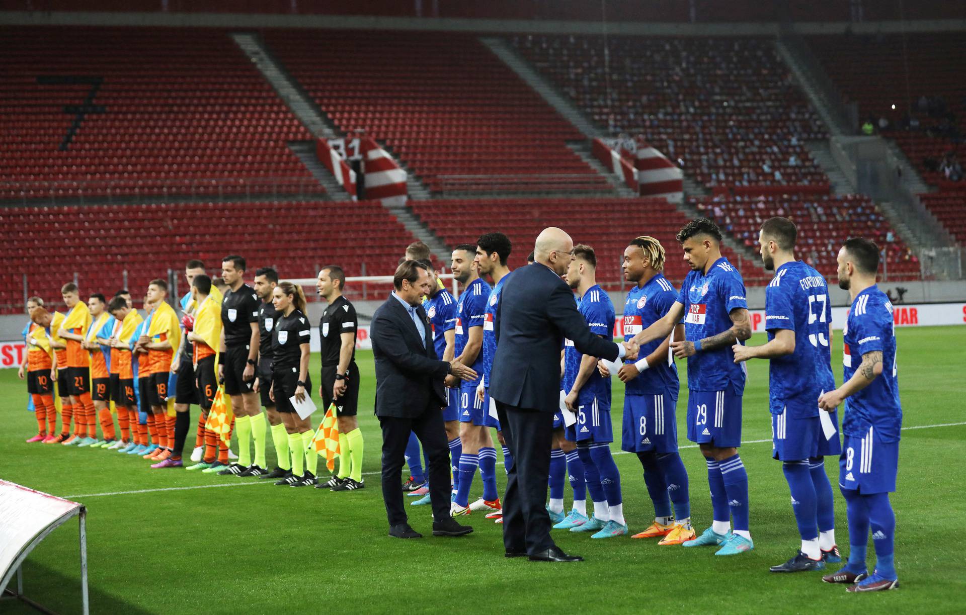 Friendly - A match for peace and the end of war in Ukraine - Olympiacos v Shakhtar Donetsk