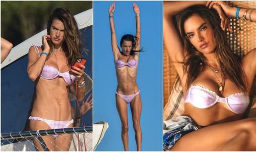 Alessandra Ambrosio 'brčka' se u Brazilu u minijaturnom badiću