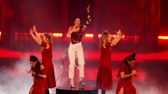 Dress rehearsal ahead of the Eurovision Grand Final in Liverpool