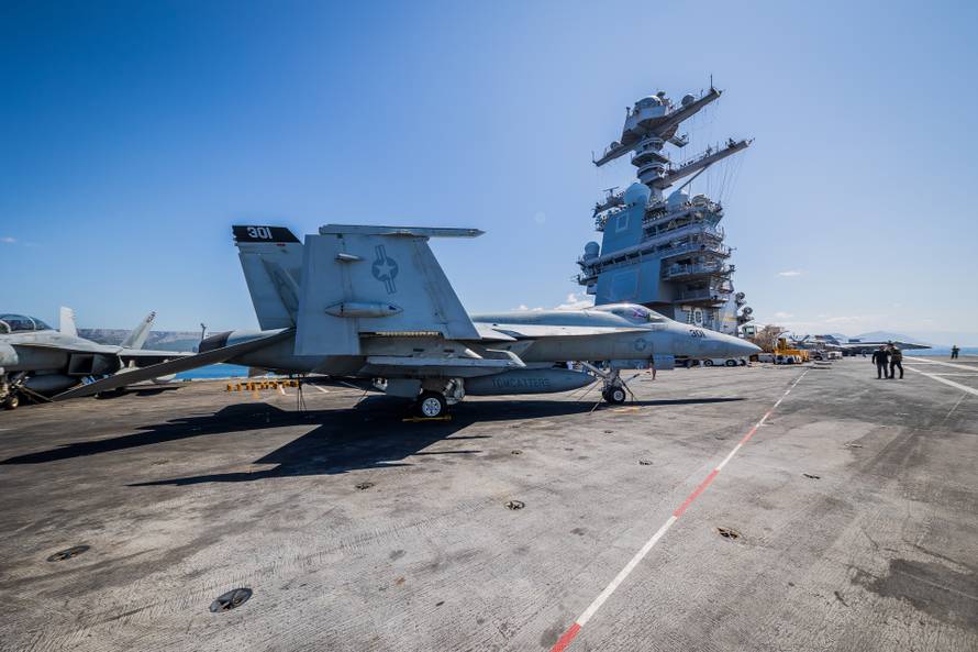 Posjetili smo američki nosač zrakoplova USS Gerald R. Ford koji je u jutarnjim satima stigao u Split