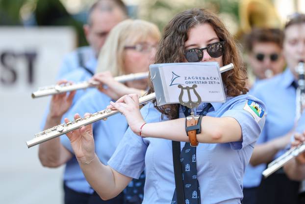 Proslava Dana grada Zagreba, glazbena kontrola Zagrebačkog orkestra ZET-a.