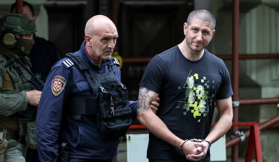 Zagreb: Petar Ćosić i Manuel Vulić odvedeni su sa suda pod iznimnim mjerama osiguranja