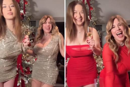 Nives Celzijus pozirala s k&cacute;eri Taishom za Novu godinu: Neka ste nam lijepi, zdravi i &zcaron;ivi...