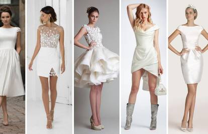 17 modela kratkih vjenčanica: Ljepotom nimalo ne zaostaju za klasičnim, dugim haljinama