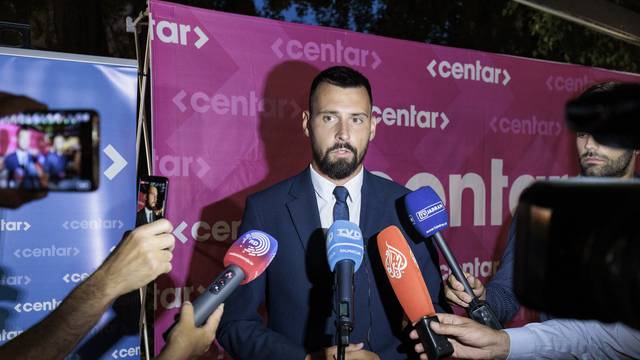 Split: Stožer stranke Centar nakon objave prvih rezultata