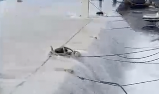 VIDEO Na Jadranu olujno jugo. Pogledajte divljanje valova