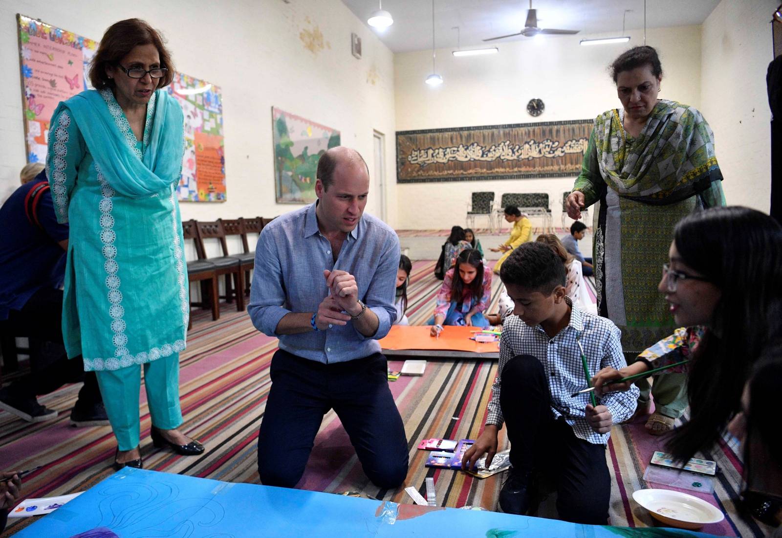 Britain's Prince William and Catherine, Duchess of Cambridge, visit Pakistan