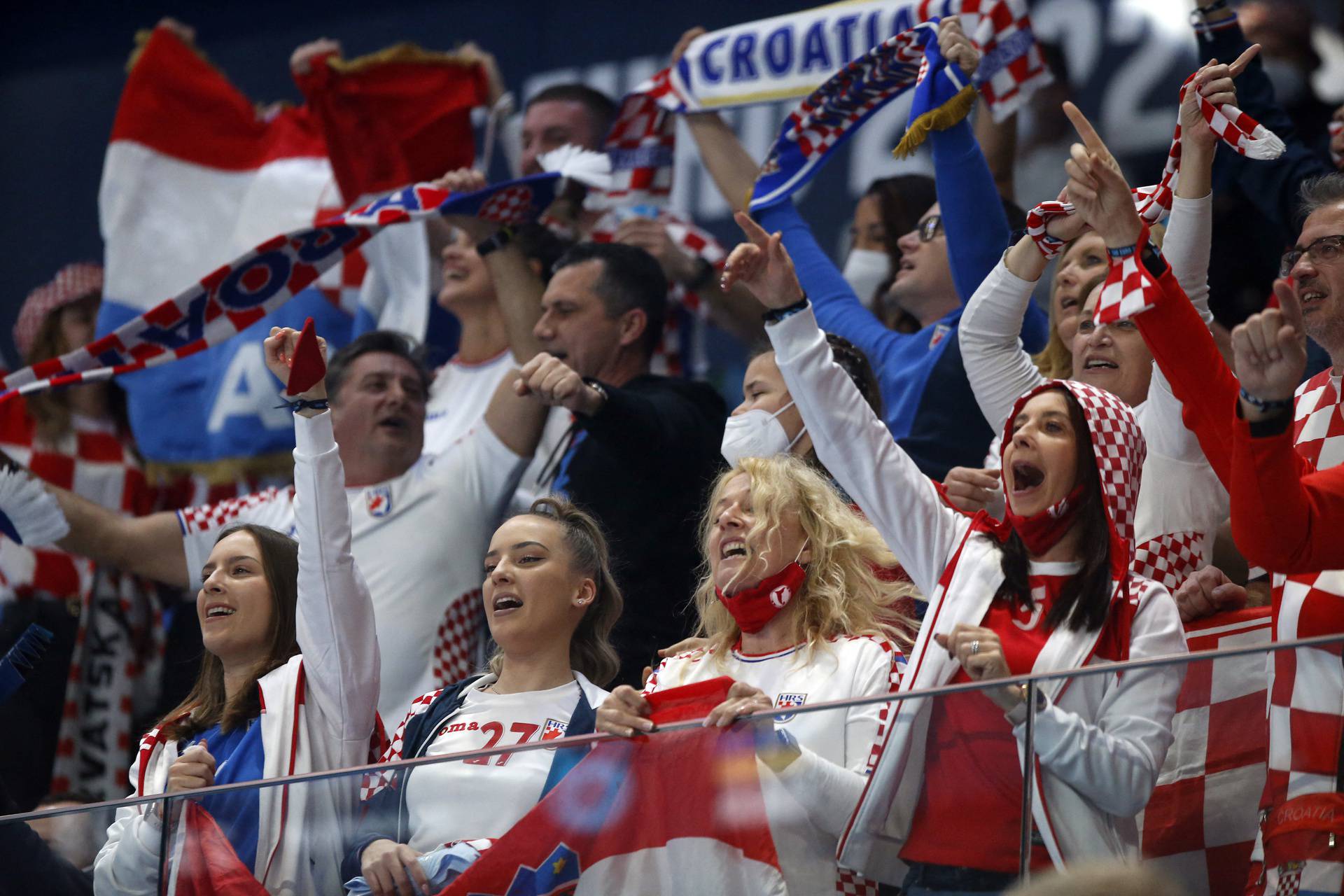 EHF 2022 Men's European Handball Championship - Group C - Ukraine v Croatia