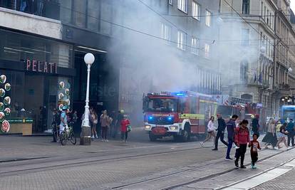 VIDEO Zapalio se restoran na Trgu: 'Sve je bilo prepuno dima'