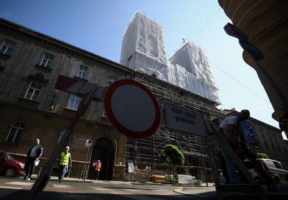Zagreb: Uspješno miniran ostatak svoda Bazilike Srca Isusova u Palmotićevoj