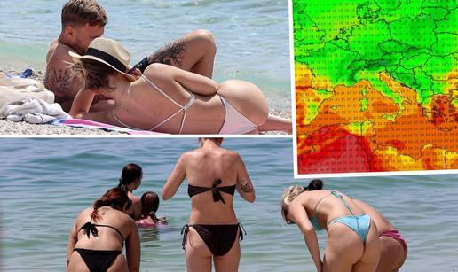 FOTO Sve do vikenda plus 30°C! Ali na kartama se nazire fronta koja donosi drastičnu promjenu