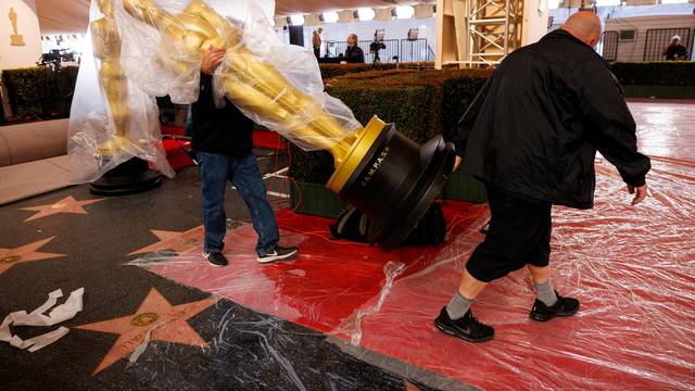 Preparations for the 96th Academy Awards in Los Angeles