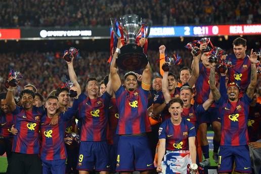 VIDEO Barcelona - Real 2-0: Katalonci slave titulu! Nakon 94 godine El Clasico odlu&ccaron;io prvaka