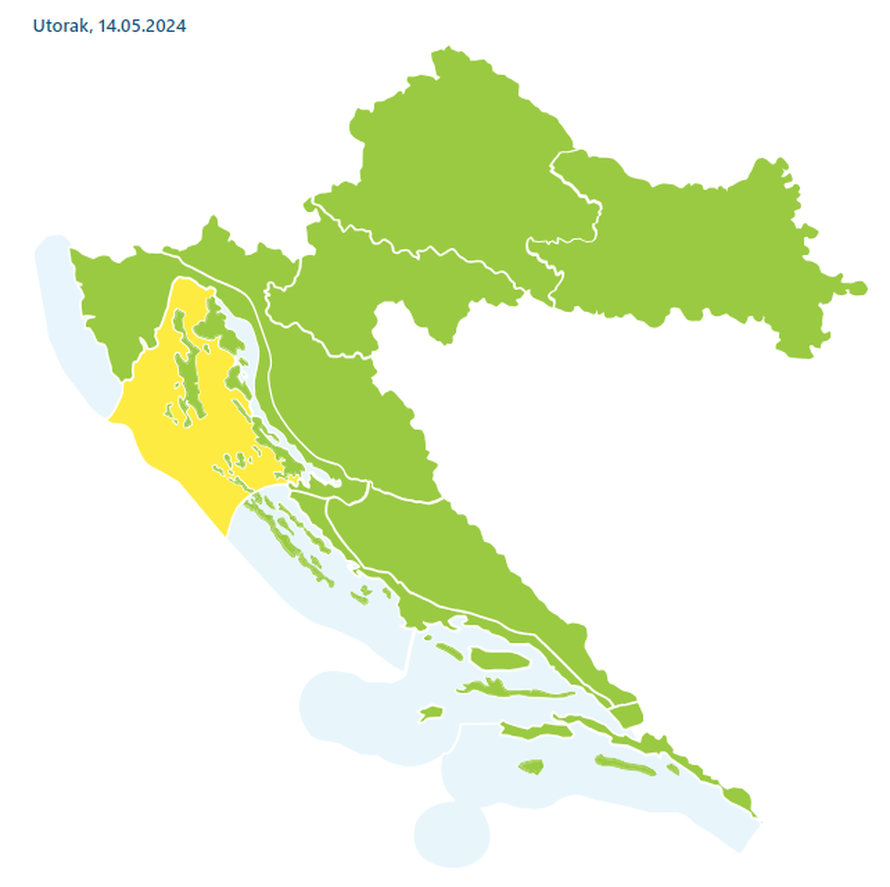 Opet kiša i zahlađenje. Evo što nas čeka idućih sedam dana