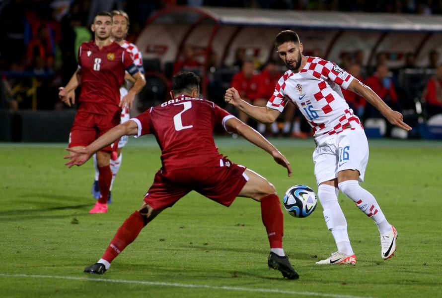 Erevan: Kvalifikacijska utakmica za UEFA Euro 2024., Armenija - Hrvatska