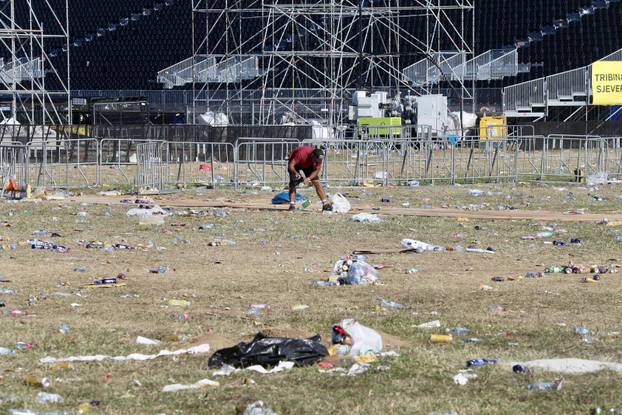 Jutro nakon koncerta Marka Perkovića Thompsona na sinjskom hipodromu