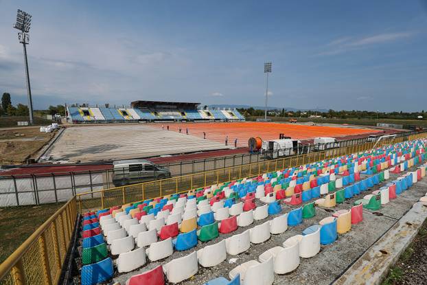 Radovi na Gradskom stadionu u Velikoj Gorici
