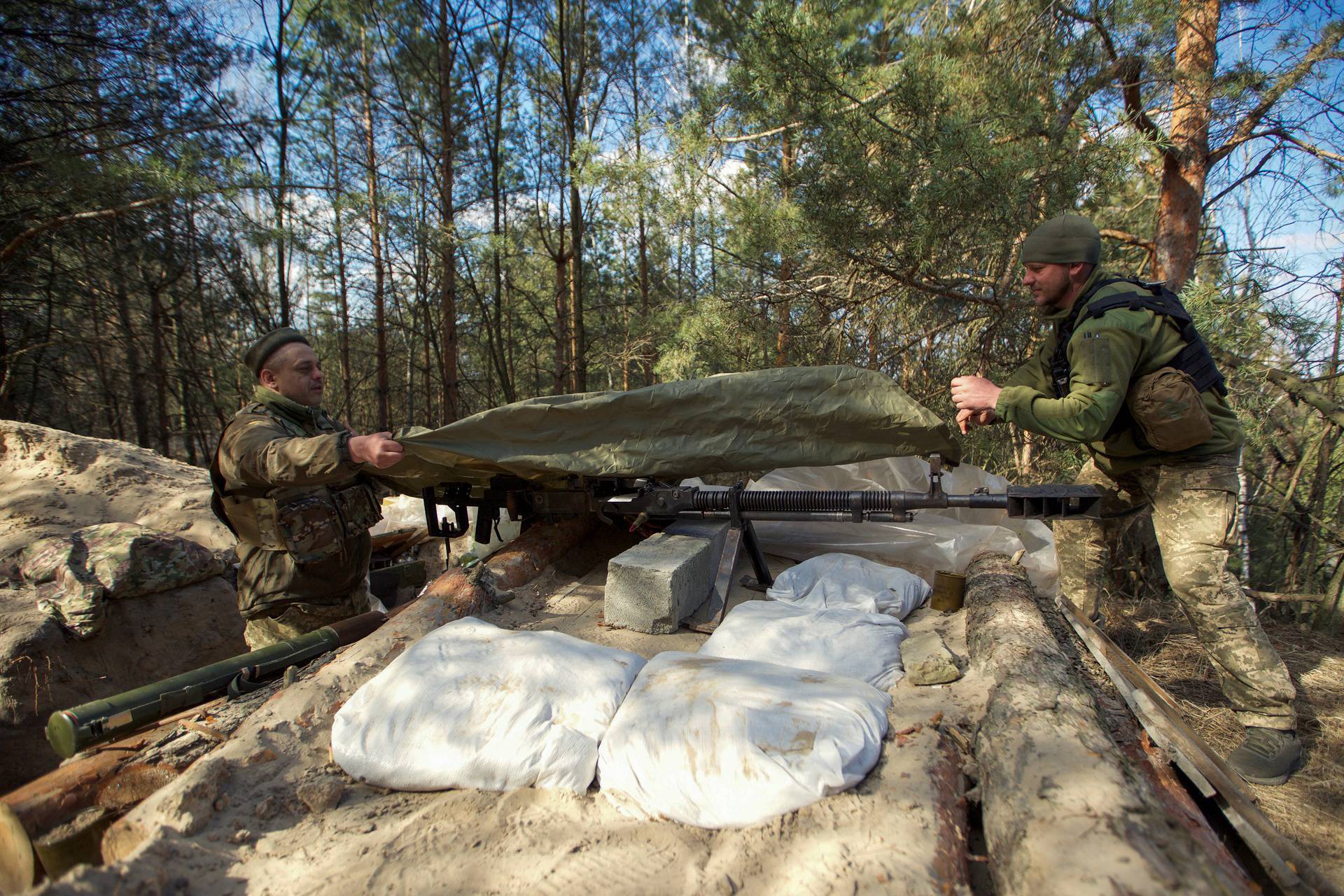 Russia's invasion in Ukraine continues, near Kyiv