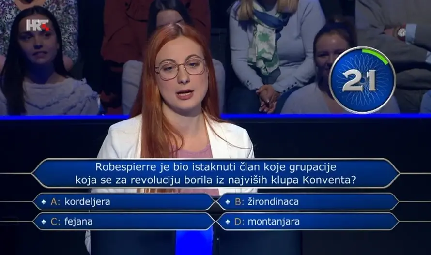 Briljirala na Milijunašu: Ivana, koju tri pitanja dijele od kraja, kći je bivšeg ministra Polančeca