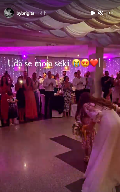 Siniša Vuco zapjevao na svadbi  kćeri Katarine u Sesvetama