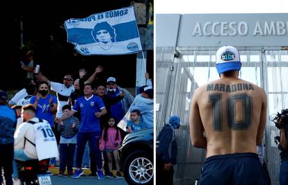 Ovako Argentinci pozdravljaju velikana: Maradonu vozili na operaciju, navijači mu pjevali