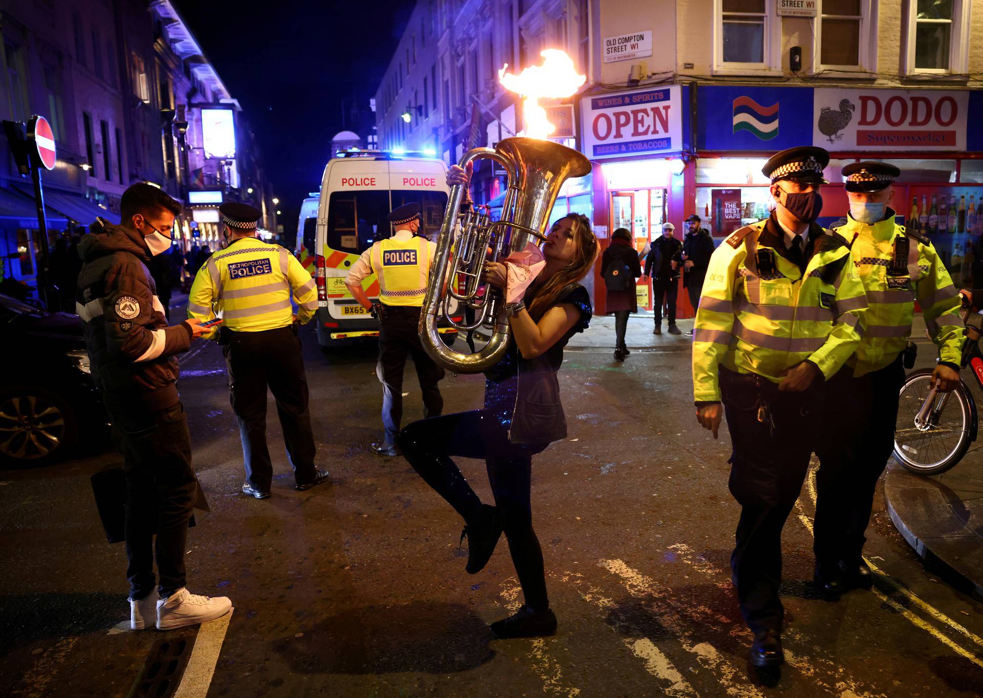 FILE PHOTO: Outbreak of the coronavirus disease (COVID-19) in London